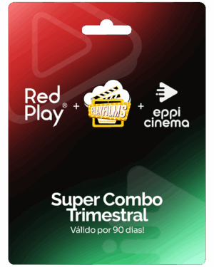 Gift Card Super Combo RED + Eppi Cinema + Nuvem Premium - Trimestral